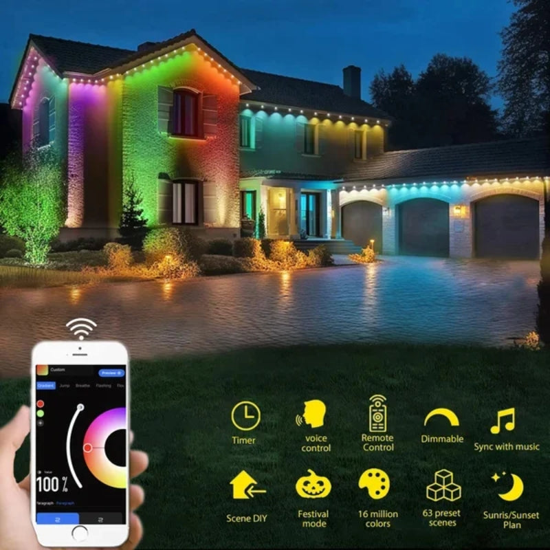 🎅Smart Rainbow LED Permanent Outdoor Light🎁