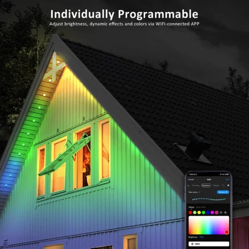 🎅Smart Rainbow LED Permanent Outdoor Light🎁