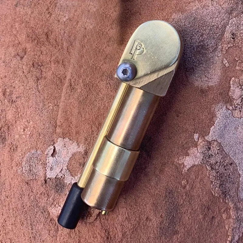 Original Brass Portable Proto Tool All-in-One w/Poker and Storage Tube