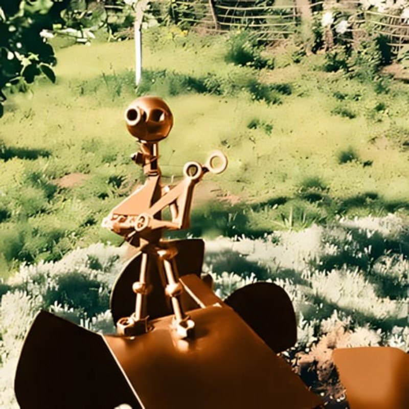 Handmade Metal Drummer Windmill