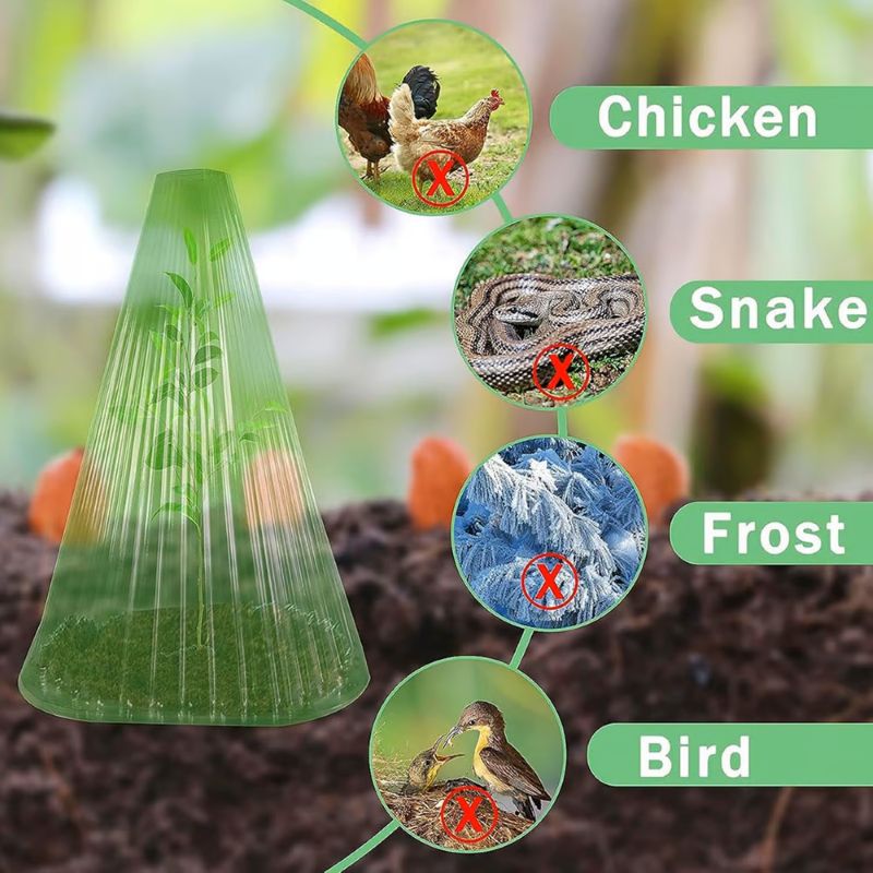 🌿Gardening Greenhouse Plant Covers🌱Reusable, Light-transmitting And Breathable💪Prevent🐛Insect🐓Poultry❄Frost🌧Rain🌪Wind