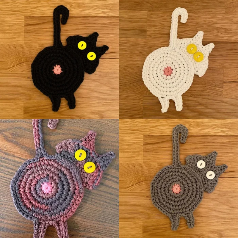 Cat Butt Coasters