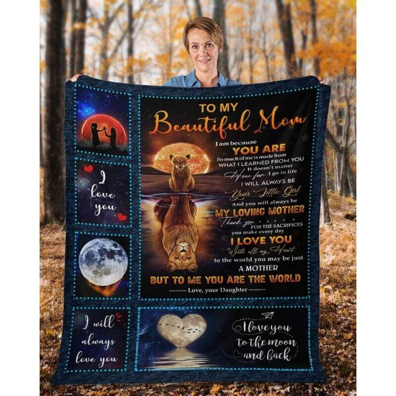 To My Mom - From Daughter - A369 - Premium Blanket