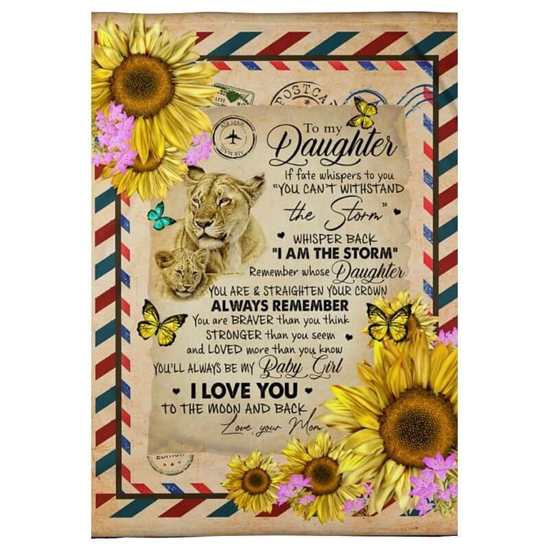 To My Daughter - From Mom - A374 - Premium Blanket