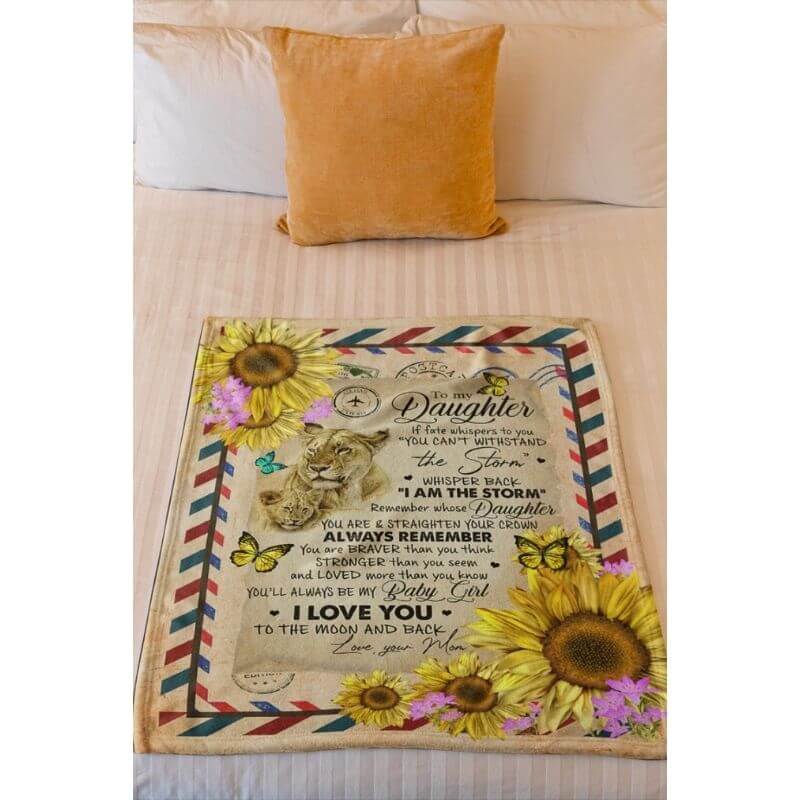 To My Daughter - From Mom - A374 - Premium Blanket