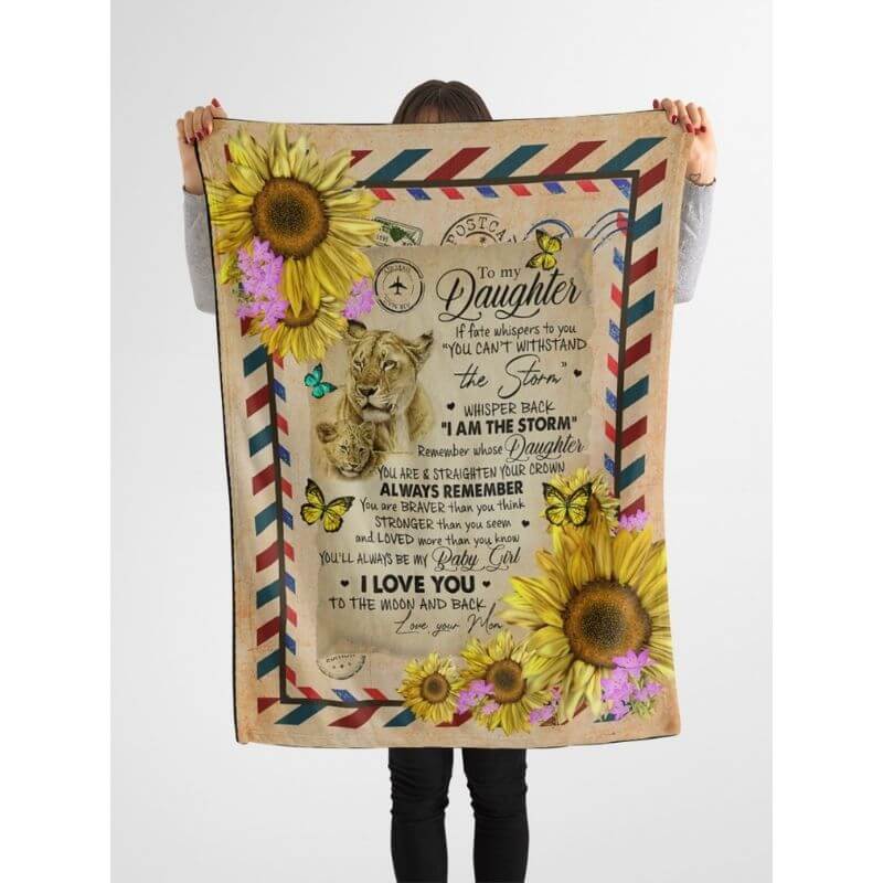 To My Daughter - From Mom - A374 - Premium Blanket