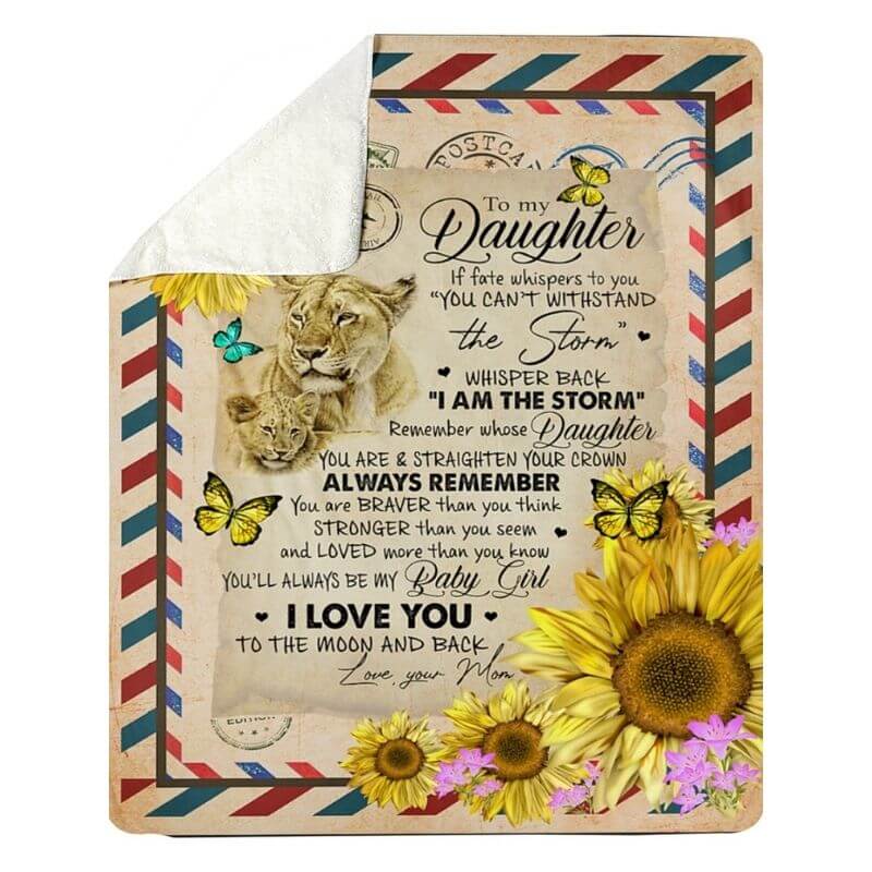 To My Daughter - From Mom - A374 - Premium Blanket