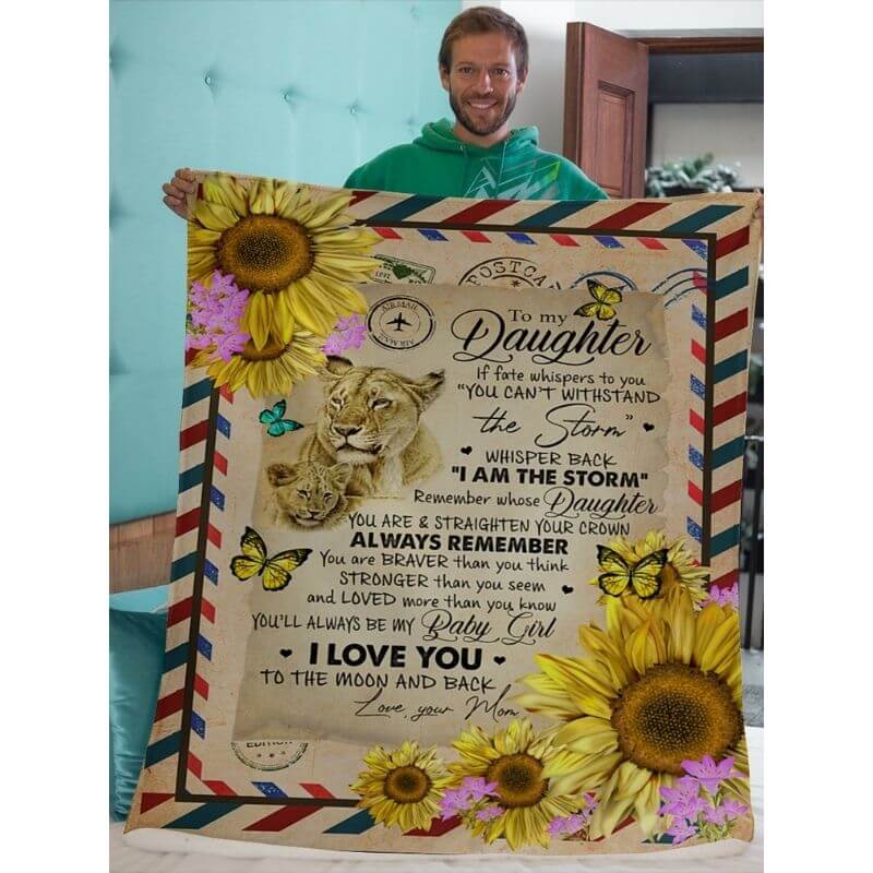 To My Daughter - From Mom - A374 - Premium Blanket