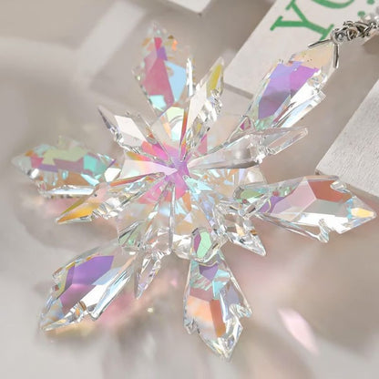 Crystal Snowflake Suncatcher