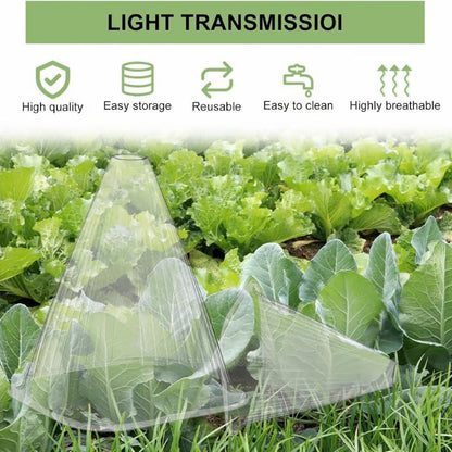 🌿Gardening Greenhouse Plant Covers🌱Reusable, Light-transmitting And Breathable💪Prevent🐛Insect🐓Poultry❄Frost🌧Rain🌪Wind