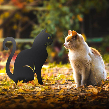 Metal Garden Art - Cats Silhouette