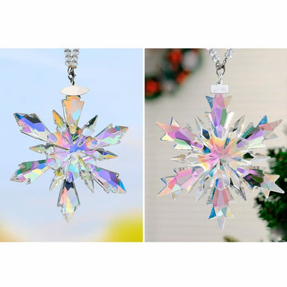 Crystal Snowflake Suncatcher