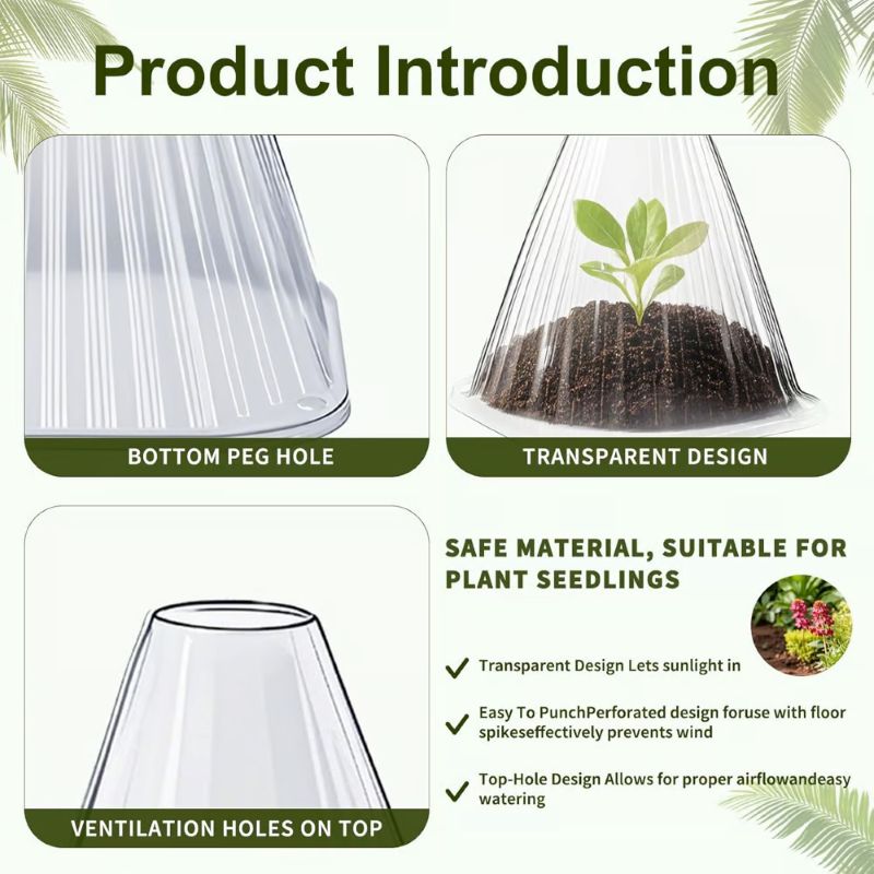 🌿Gardening Greenhouse Plant Covers🌱Reusable, Light-transmitting And Breathable💪Prevent🐛Insect🐓Poultry❄Frost🌧Rain🌪Wind