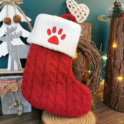 Red Knit Alphabet Christmas Stocking🔥Buy 2 Free Shipping🔥