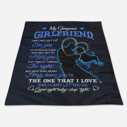 To My Girlfriend - From Boyfriend - A612 - Premium Blanket